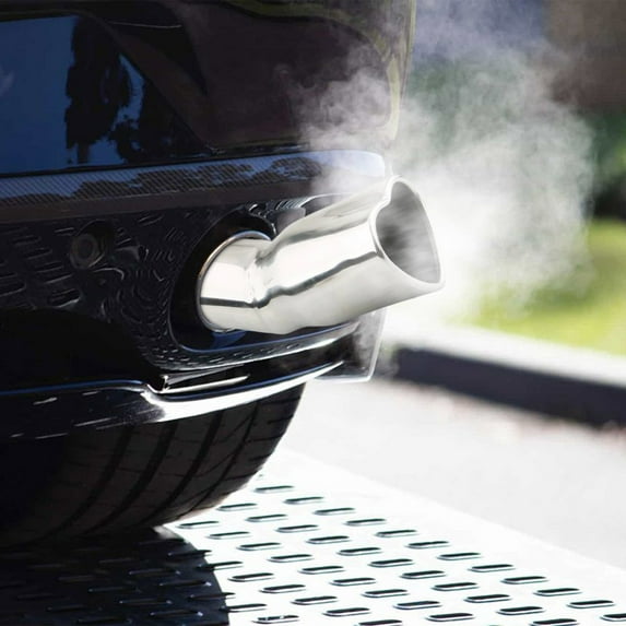 Universal Stainless Steel Heart-Shaped Exhaust Pipe - High-Performance Upgrade for Sedan, SUV & Sports Car - DIY Installation, Horsepower Boost & Durable Design