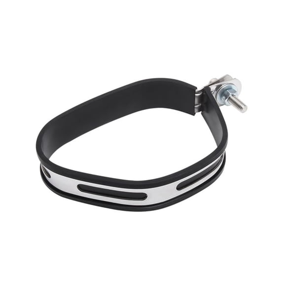Universal Stainless Steel Motorcycle Muffler Bracket for 51mm 60.5mm, Exhaust Support Clamp