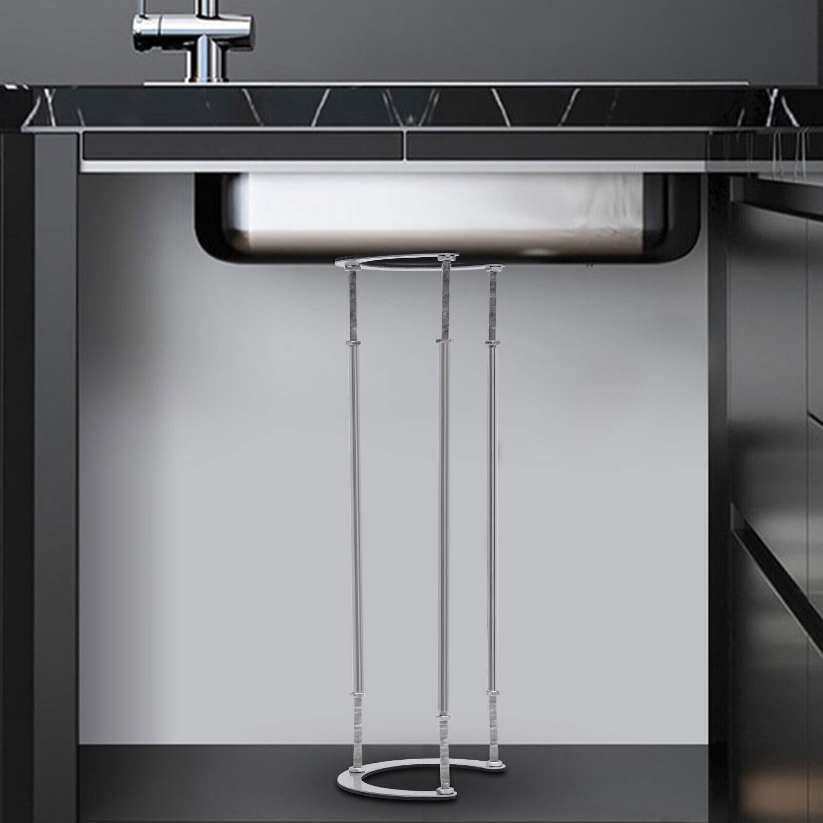 Universal Stainless Steel Sink Legs Adjustable Undermount Sink Brackets