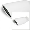 thumbnail image 1 of Universal Stainless Truck Angled White 15 inch Bolt-On Exhaust Tip 4 In 6 Out, 1 of 6