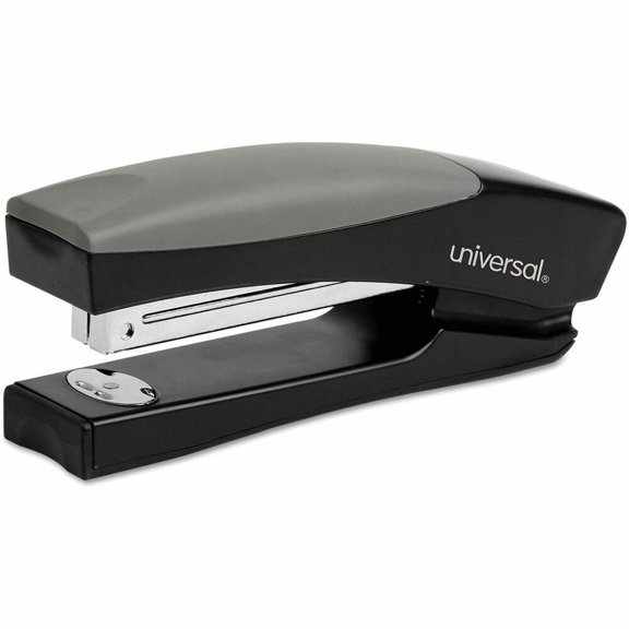 Universal Stand-up Full Strip Stapler, 20-Sheet Capacity, Black/Gray -UNV43148