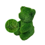 Universal Statues Sitting Bear Outdoor Patio Garden Artificial Turf Topiary - 20"