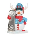 thumbnail image 1 of Universal Statues Snowman with Snowboard Commercial Outdoor Decoration - 36", 1 of 3