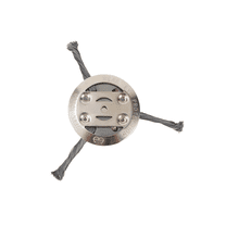 Universal Steel Wire Trimmer Head for Gas Weed Eater – 7/8/9 Inch Heavy-Duty Brush Cutter Replacement Fits Stihl FS55, Husqvarna 128LD, Echo SRM225, and Other Models (7" 6 Blades)