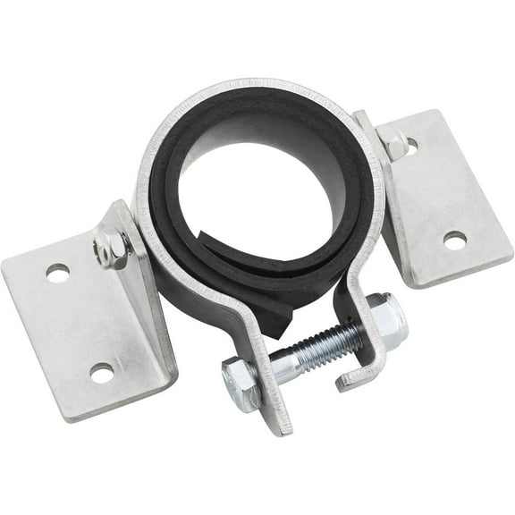 Speedway Motors Universal Steering Column Mounting Bracket, Polished Clamp-On Lower Column Support for 1.5 to 2 Inch OD Steering Columns, Adjustable Angle, Hardware Included