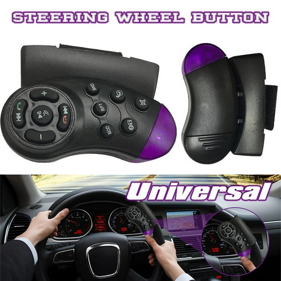 Universal Steering Wheel Button Remote Control Key for Car Navigation DVD Multimedia Music Player