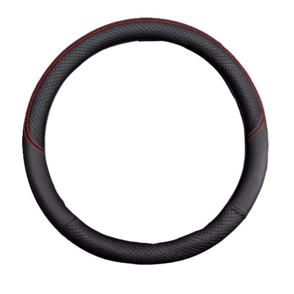 Universal Steering Wheel Cover, Fabric Car Steering Wheel Cover, Elastic Non Slip Grip, Soft Breathable Textile Auto Cover, No Inner Ring Design for Most Cars, Trucks, SUVs & Sedans