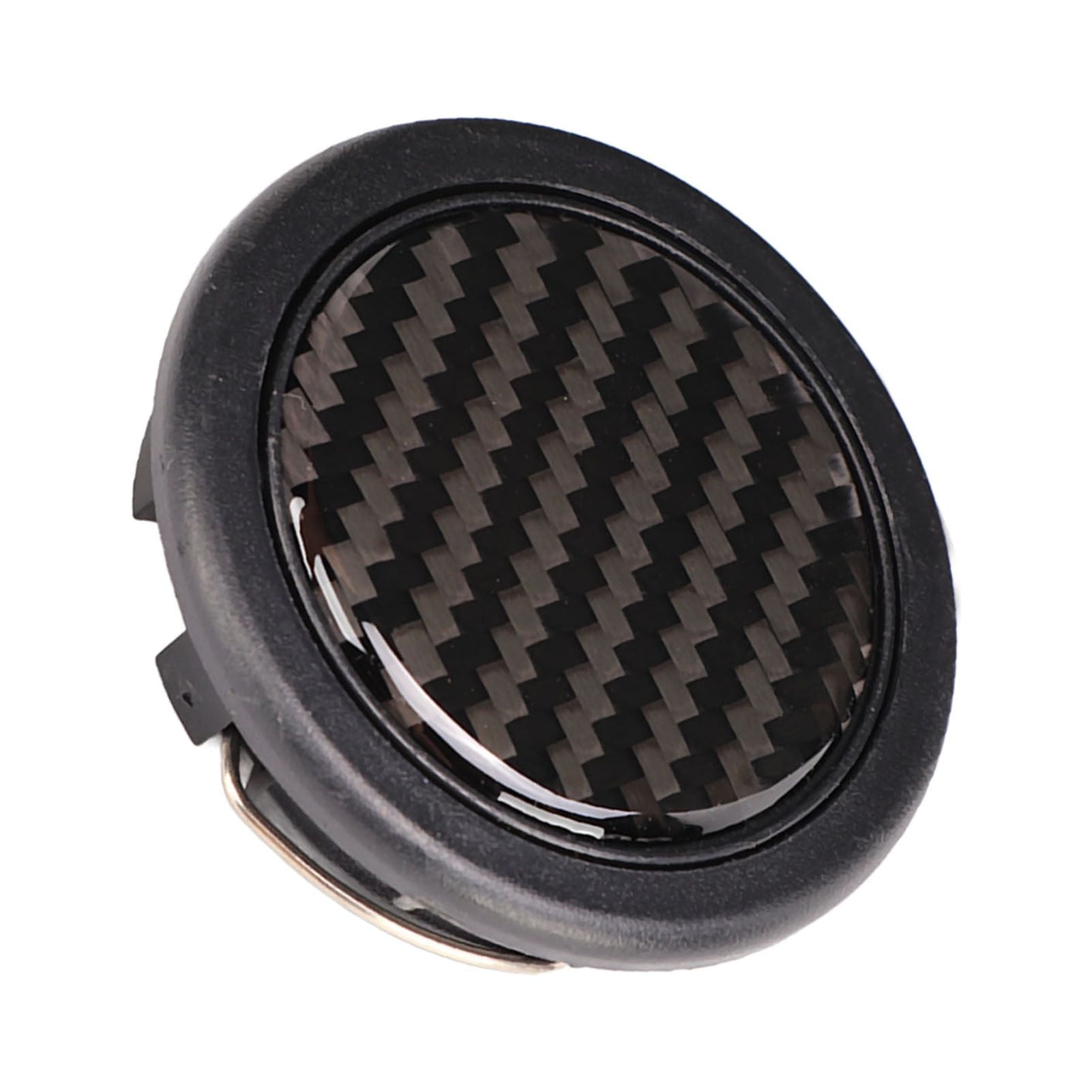 Universal Steering Wheel Horn Button, 50mm Diameter Carbon Fiber