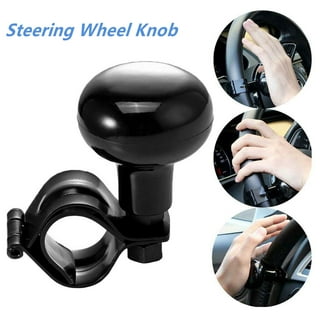 Fouring BL Adjustable Steering Wheel Knob Spinner - Universal Non-Slip Fit,  ABS & Silicone Matte Finish Suicide Knob with Metal Ball Bearing & Easy  Installation - Suitable for Boat, Cars, Trucks 