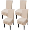 thumbnail image 1 of Universal Stretch Dining Room Chairs Slipcover, Removable Washable Chair Seat Protector with Skirt  for Restaurant, Banquet Dining Chair, 1 of 16