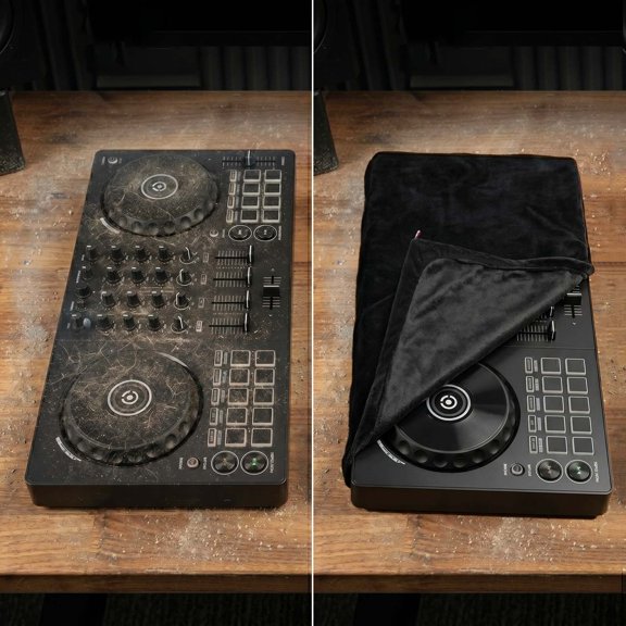 Universal Stretch Dust Cover Soft Polyester Keyboard Protector Dust Cover Fabric for DJ Controller Against Dust Scratches and Spills