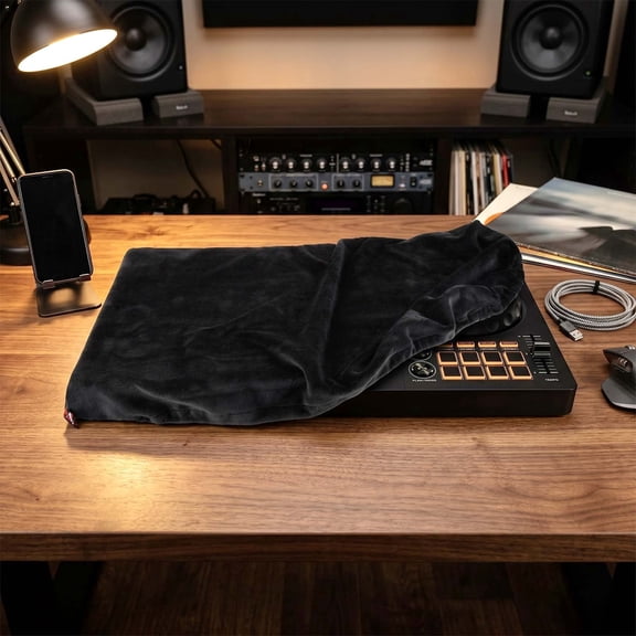 Stretch Dust Cover Compatible with DJ Controller, Spandex Soft Dust Sleeve Protective Cover with Elastic Band for Indoor Home Use
