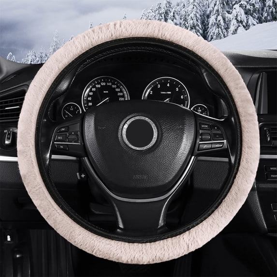 Universal Stretch Fabric Steering Wheel Cover Soft Non-Slip Breathable Sweat Resistant Elastic Auto Steering Protector Car Interior Decoration Steering Wheel Wrap