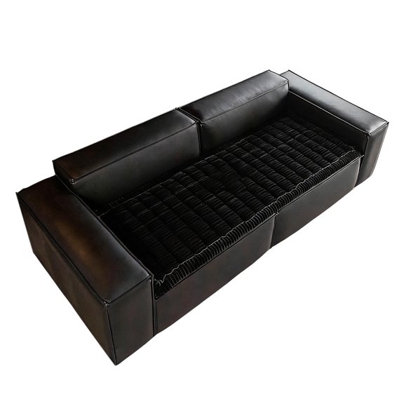 Universal Stretch Sofa Slipcover - Modern Minimalist Design Couch Protector for Living Room and