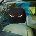 thumbnail image 1 of Universal Stretchable Car Headrest Cover, Elastic Auto Seat Protector with Fun Print, Machine Washable Fabric(H), 1 of 4