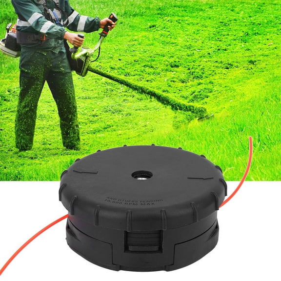 Universal String Bump Trimmer Head Replacement for Speed Feed 450 Echo SRM-266U SRM-266S Trimmers - High Strength Dual Line Trimming Head Assembly (5.1 in / 13 cm Diameter)