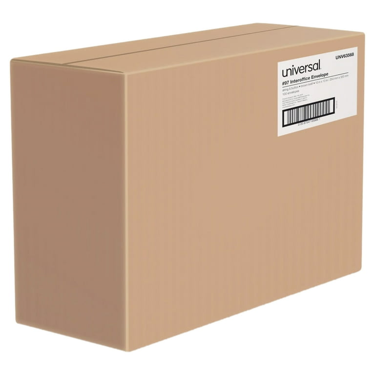 Light Brown Kraft String/Button Interoffice Envelope, #97, Two-Sided Five-Column Format, 10 x 13, Light Brown Kraft, 100/Box Light Brown Kraft String/Button Interoffice Envelope, #97, Two-Sided Five-Column Format, 10 x 13, Light Brown Kraft, 100/Box
