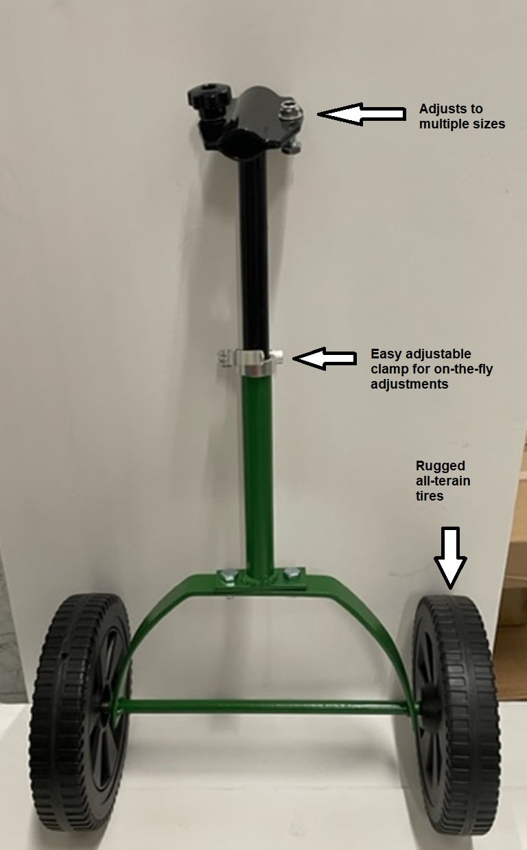 Universal String Line Trimmer Wheels attachment for Gas & Electric