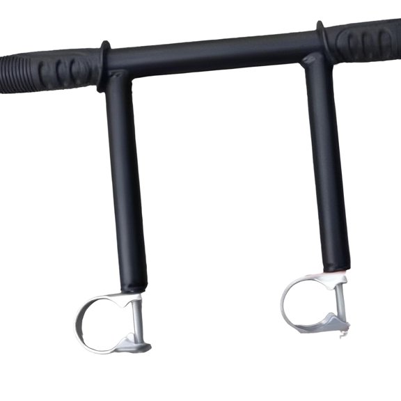 Universal Stroller Handle Extender Bar, Adjustable Height Extension Armrest for Tall Parents, Tool-Free Installation Fits Most Strollers (black)