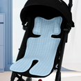 thumbnail image 1 of Universal Stroller Seat Pad Breathable Cooling Mat For Pet Stroller Lightweight Cart Portable Chair Liner With Airflow Design 27.6x13.8 Inches, 1 of 8