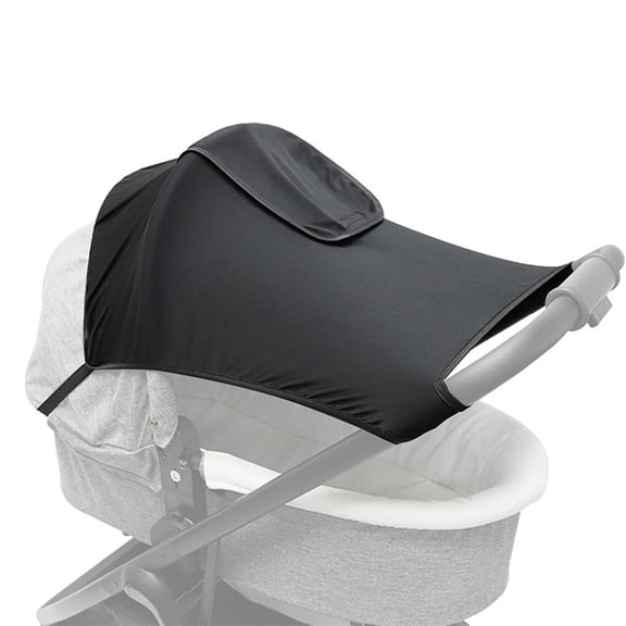 Universal Stroller Sun Shade, Adjustable & Breathable Canopy with Windproof Design for Outdoor Carts and Carriers