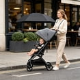 thumbnail image 1 of Universal Stroller Sun Shade Umbrella, UV Protection Waterproof Parasol for Kid Cart Wagon Baby Stroller Camping Trolley, 1 of 7