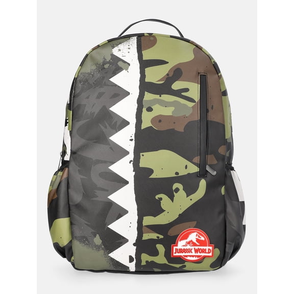 Universal Studio Jurassic World 17" 's PU Backpack - Black