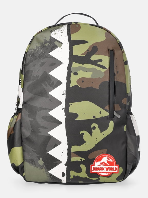 Universal Studio Jurassic World 17" 's PU Backpack - Black