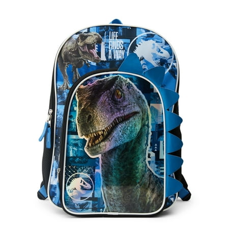 Universal Studio Jurassic World Boy's 17" Laptop Backpack - Blue