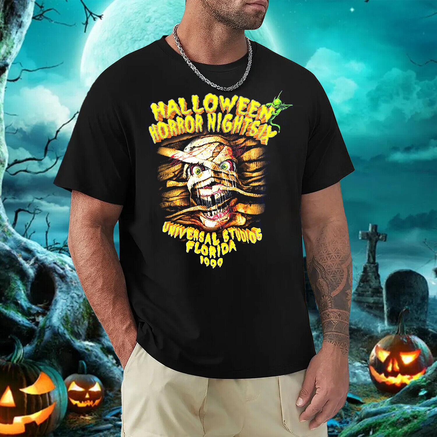 Universal Studios Florida 1999 Retro Halloween Horror Nights TShirt