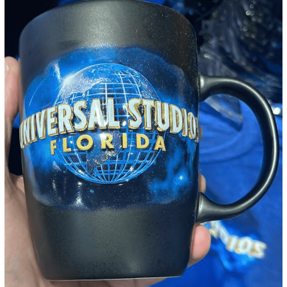 Universal Studios Florida Black Coffee Mug New With Tag