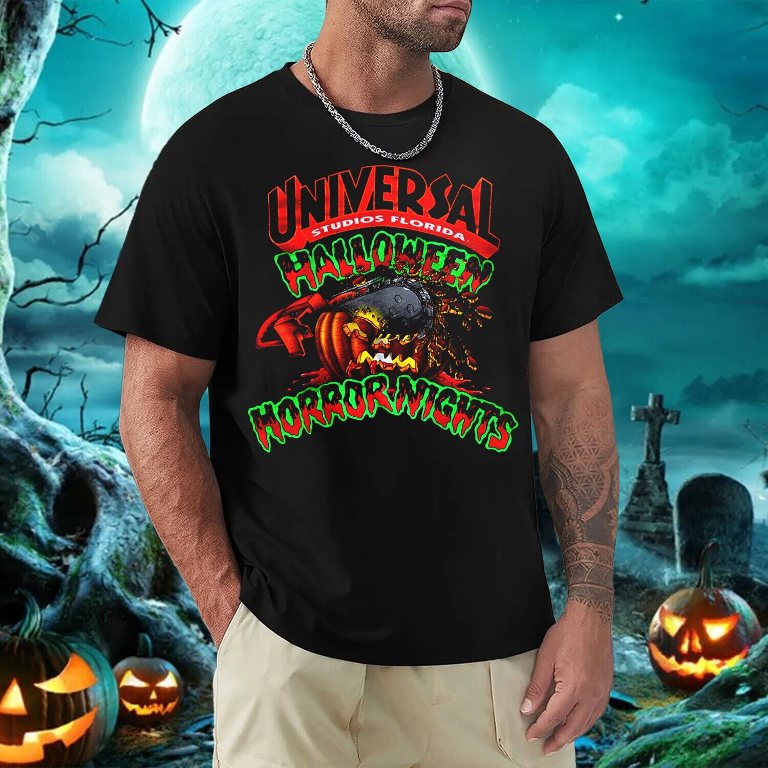 Universal Studios Halloween Horror Nights 2024 HHN Scares TShirt Gift