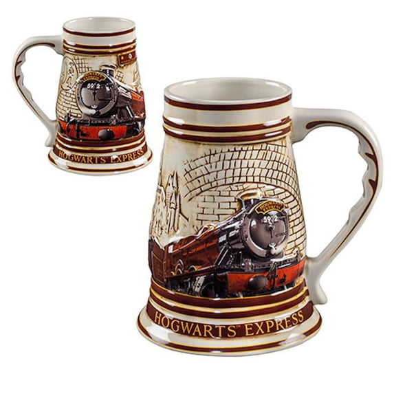 Universal Studios Harry Potter Hogwarts Express Train Stein Ceramic Mug New
