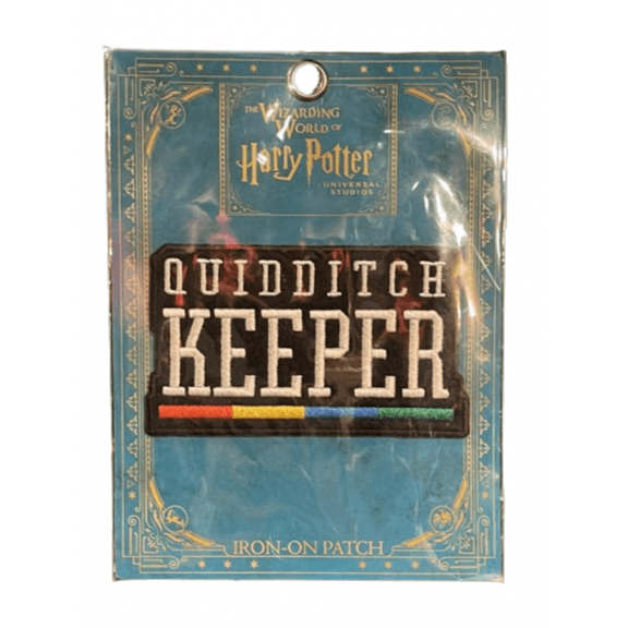 Universal Studios Harry Potter Quidditch Keeper Iron on Patch New with Card