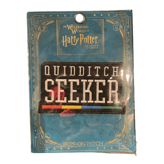 Universal Studios Harry Potter Quidditch Seeker Iron on Patch New with Card