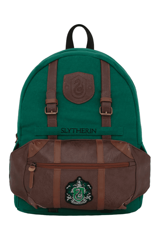 Harry Potter Slytherin Crest Backpack Bag New With Tag