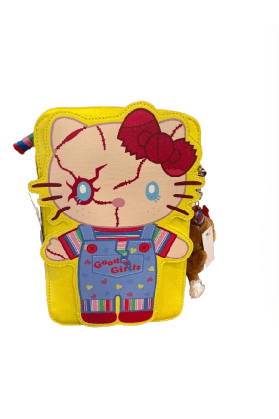 Studios Hello Kitty Women's Chucky Crossbody Purse, Black