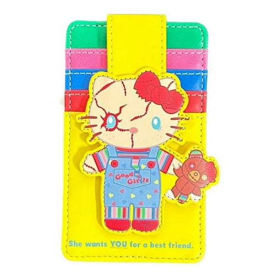 Universal Studios Hello Kitty as Chucky Good Girls Credit Card Holder New w Tag