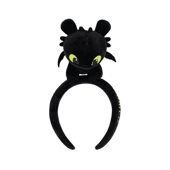 Universal Studios How To Train Your Dragon Plush Toothless Headband Adult New