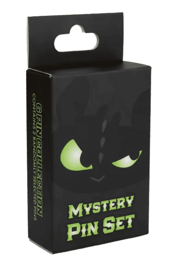 How To Train Your Dragon Toothless Face Mystery Pin Set New