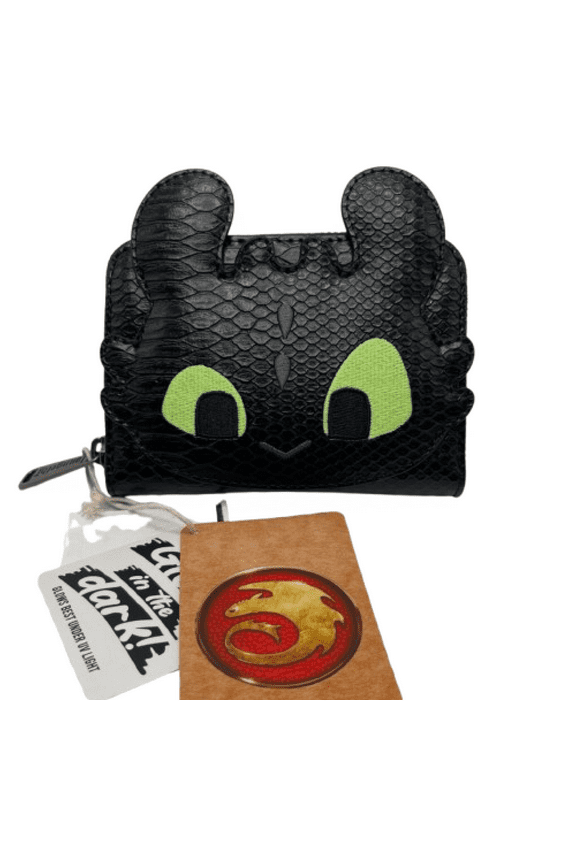 Studios How To Train Your Dragon Toothless Glows Wallet New with Tag