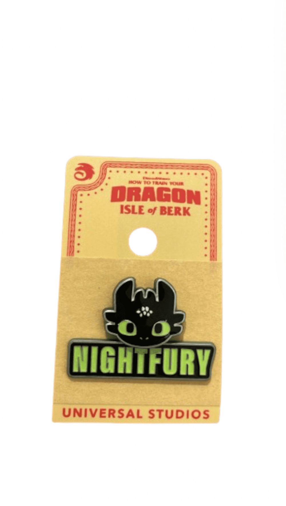 Universal Studios How To Train Your Dragon Toothless Nightfury Face Pin ...