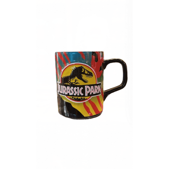 Universal Studios Jurassic Park Logo Colors Ceramic Coffee Mug New