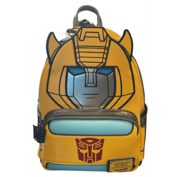 Universal Studios Loungefly Transformers Bumblebee Backpack Yellow New With Tag