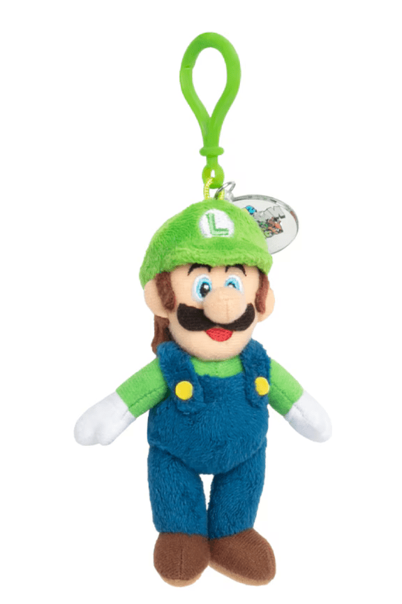 SUPER NINTENDO WORLD Luigi Plush Keychain New With Tag