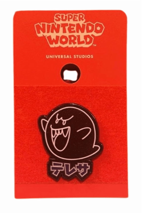 SUPER NINTENDO WORLD Mario Kart BOO Pin New With Card