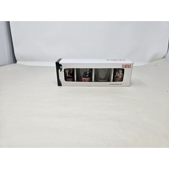 Universal Studios Scarface 4 Set Shot Glasses