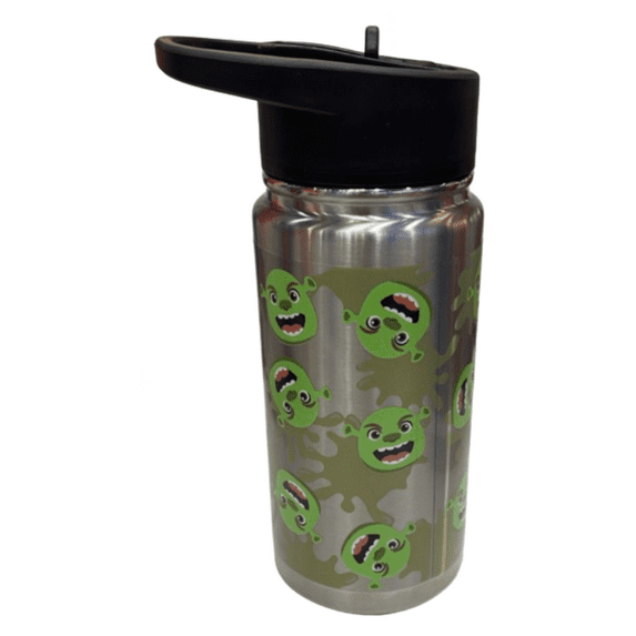 Universal Studios Shrek Faces Stainless Steel Kids Water Bottle New with Tag