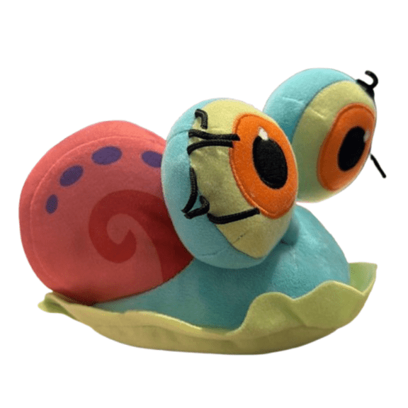 Universal Studios Spongebob Squarepants Gary Snail Stickie Plush Toy New W Tag