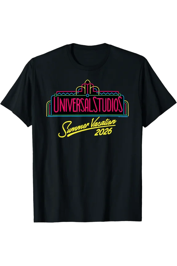Universal Studios Summer Vacation Neon T-Shirt